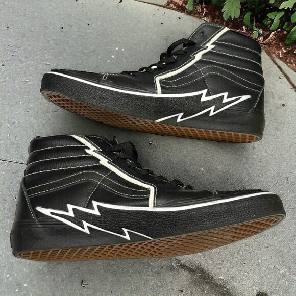 Vans Other - SOLD - VANS Shoes Size 10.5 Men 12 Women 44 EU Sk8-Hi Bolt Black White Sneakers